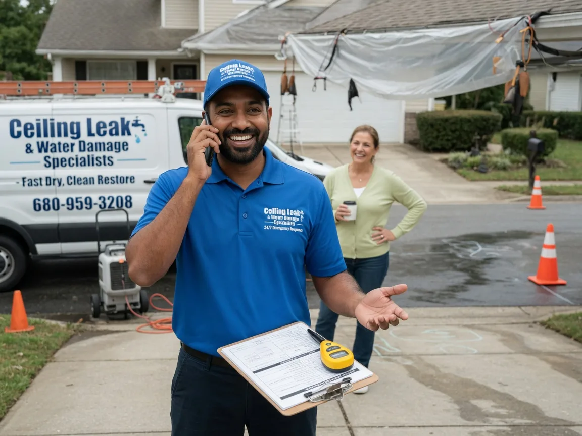Ceiling Leak Cleanup Bushland, TX FAQs